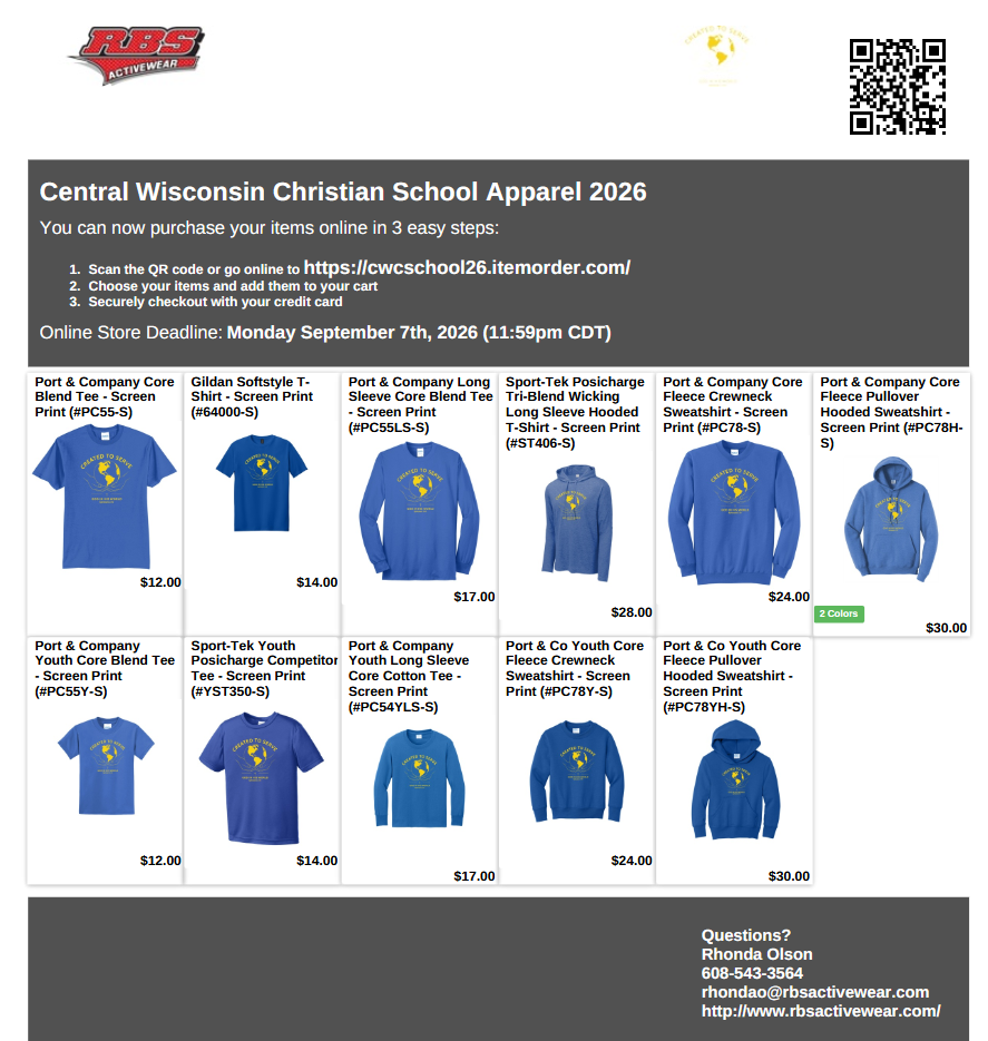 Theme Shirts 26-27 - Orders due September 7th