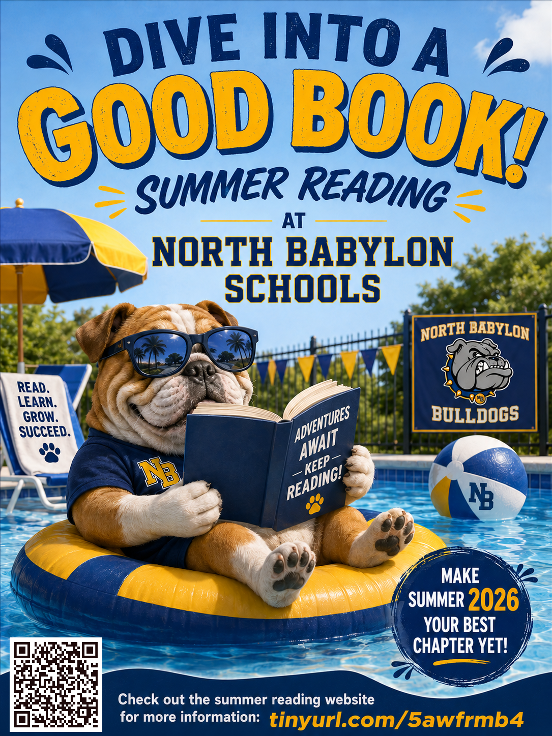Dive into a Good Book - Summer Reading at North Babylon Schools