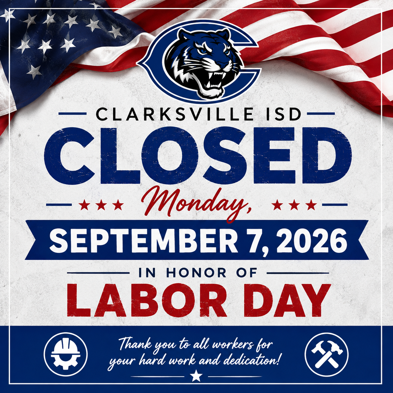 Labor Day Holiday 2026