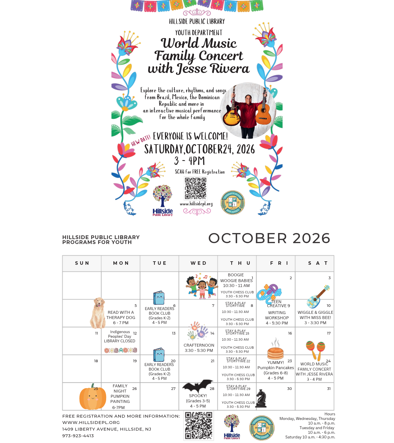 HILLSIDE PUBLIC LIBRARY NEWS 