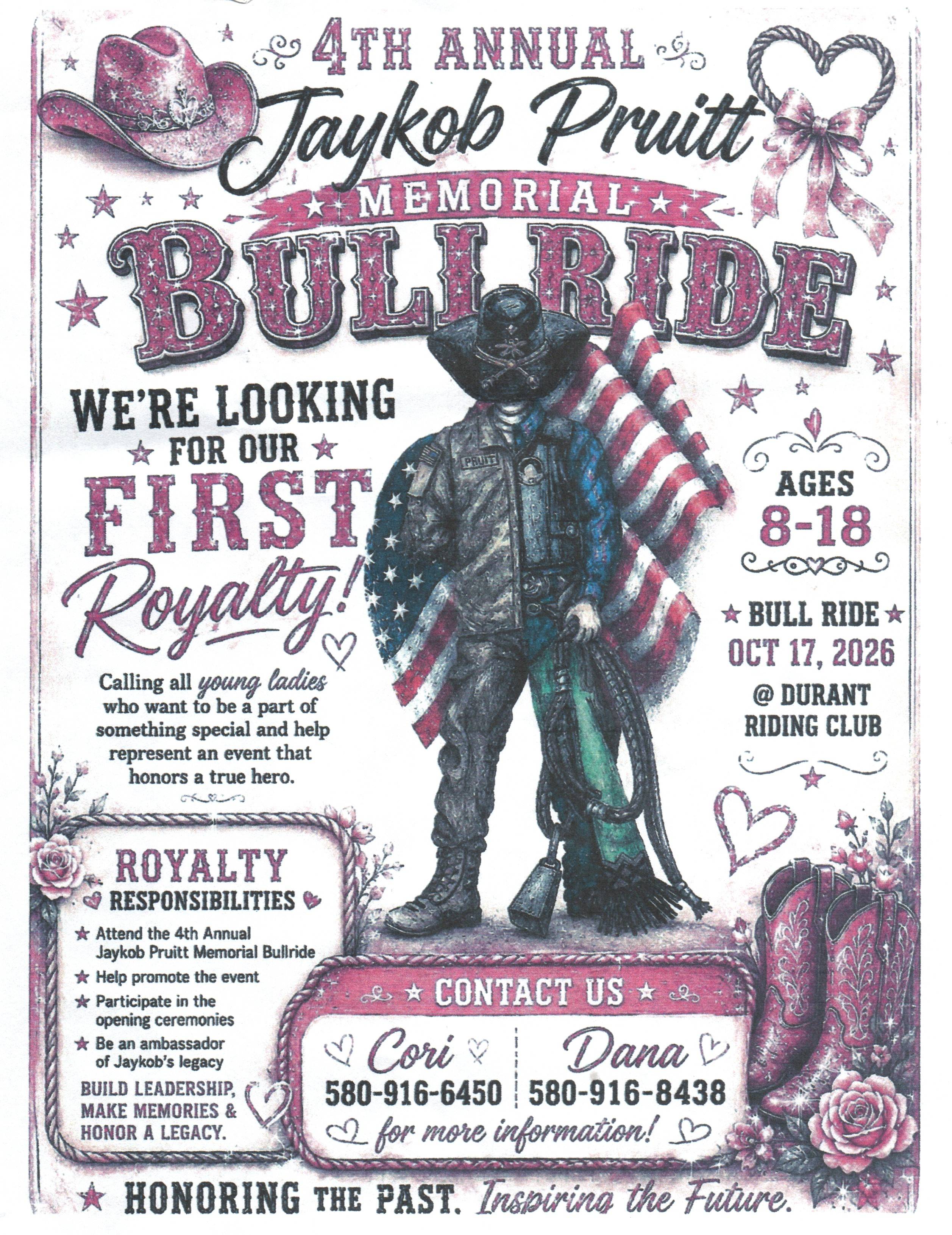 Jaykob Pruitt Memorial Bull Ride