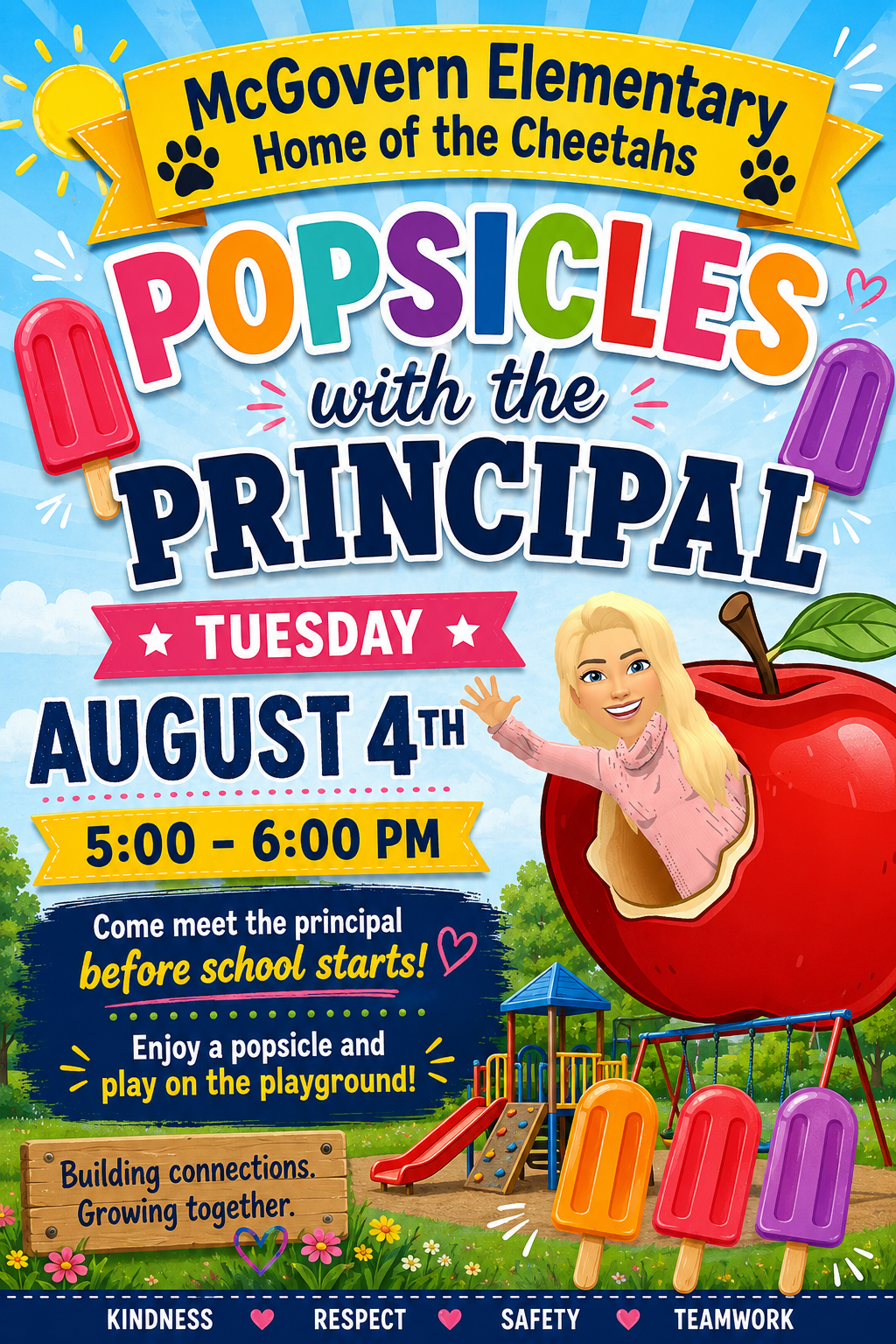 Before School Event - Popsicles with the Principal