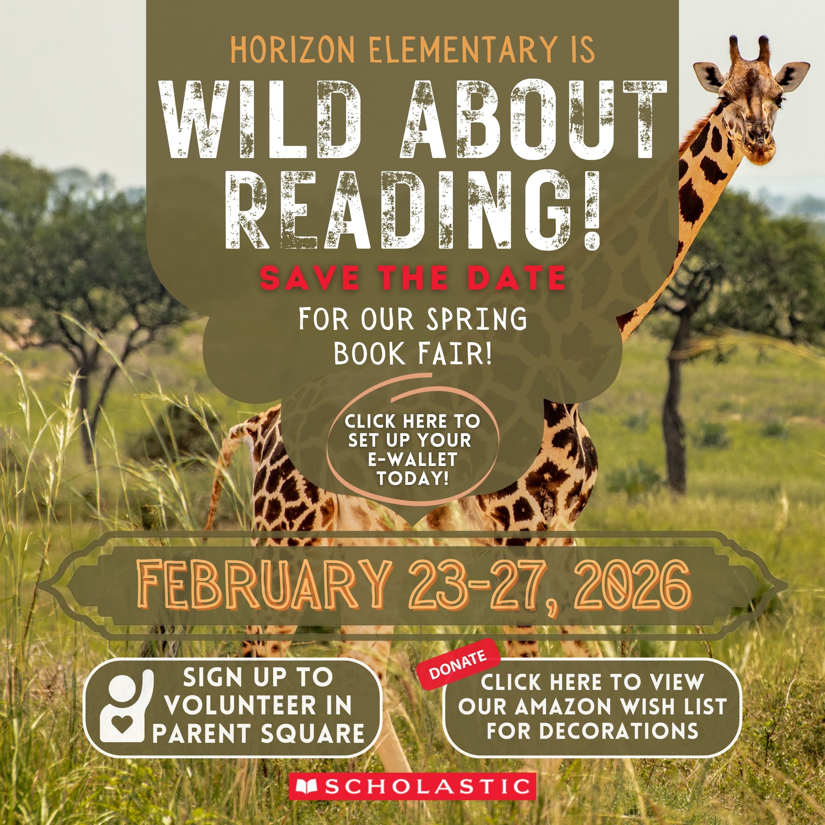 Save the Date for the Spring Book Fair and Sign Up to Volunteer