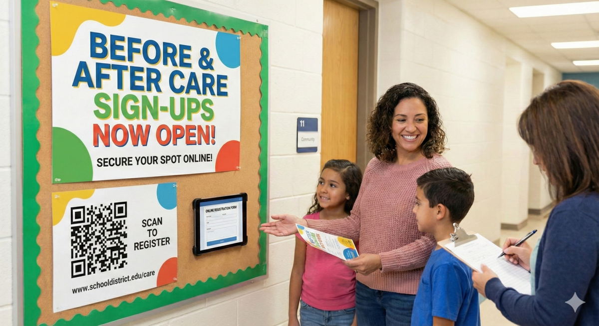 Spring Before & After Care Sign-ups ✍️