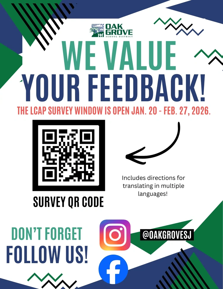 LCAP Feedback Survey Flyer - English 