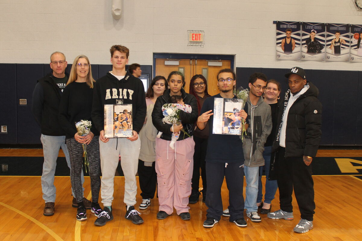 Wrestlers Senior Night