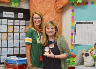 Dr. Prast and Stacy Ristau