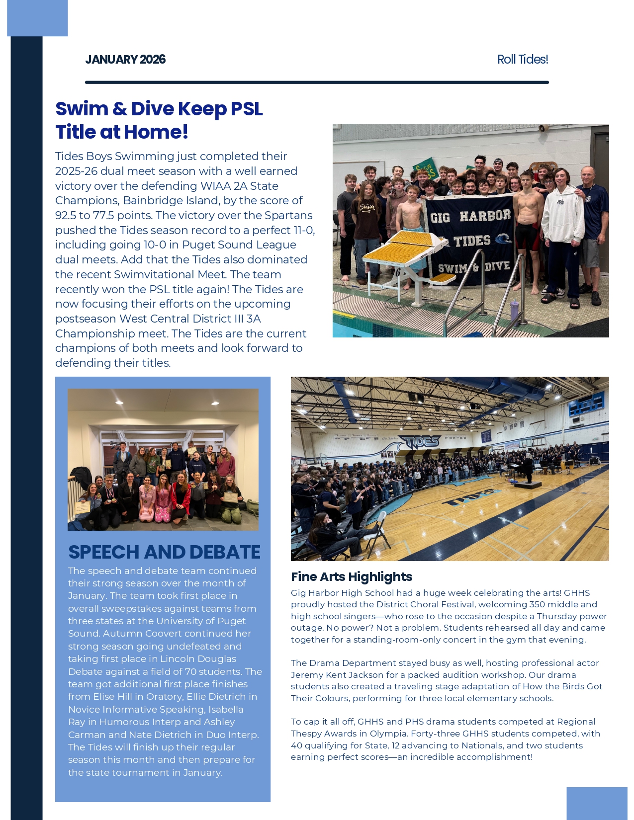 Boys swim district champs