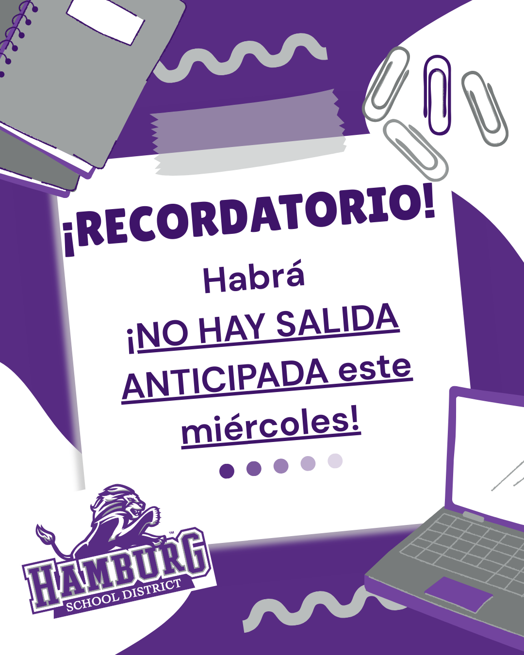 No early Release- Spanish