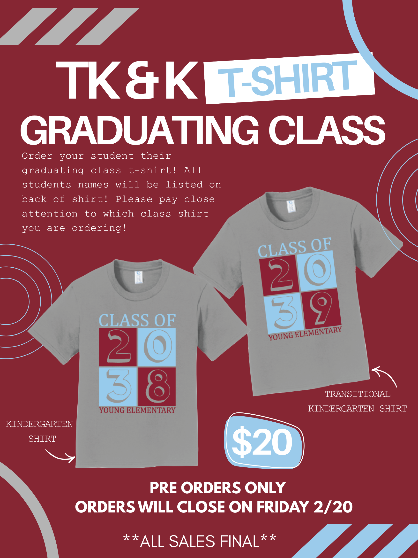 TK/K T-shirt Order Form