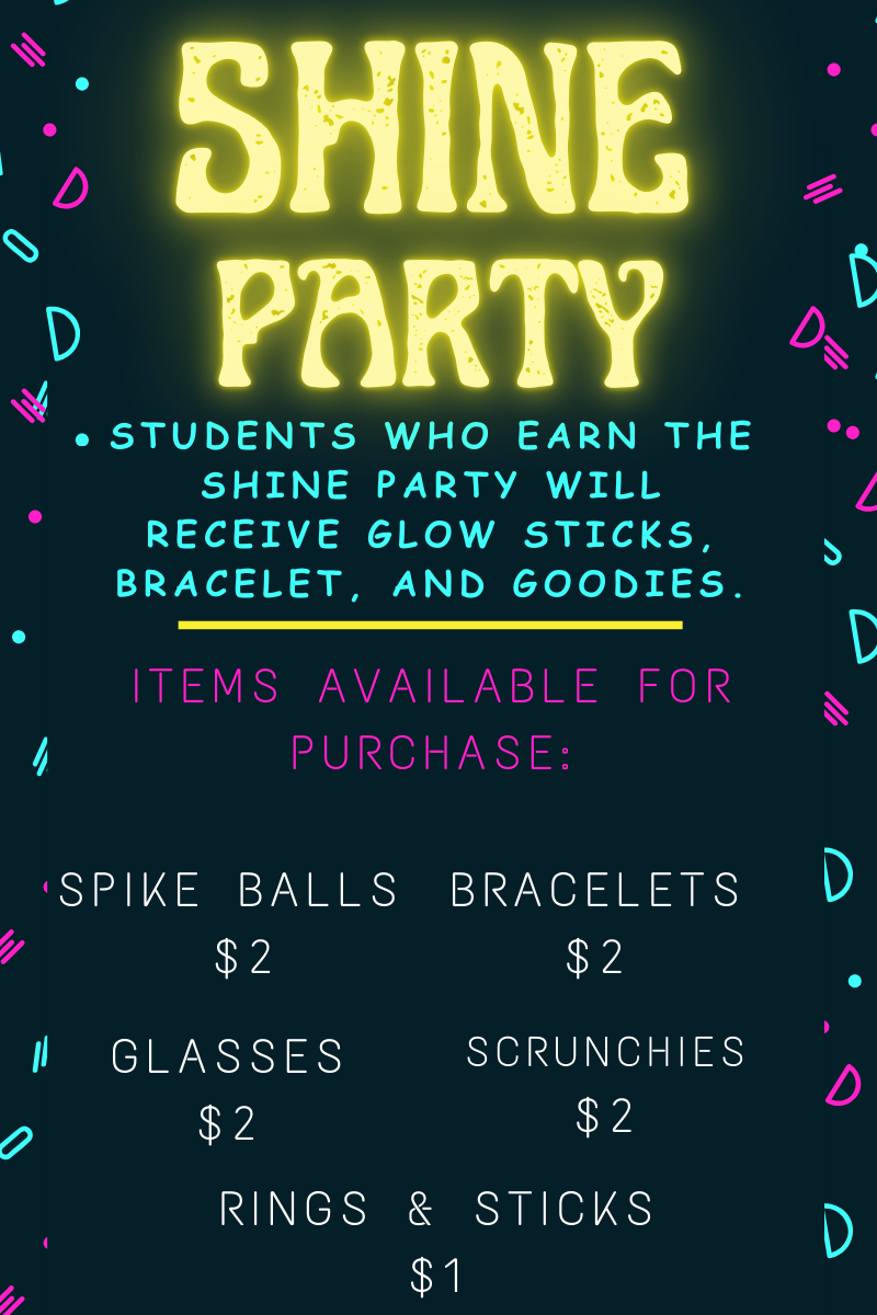 PBIS SHINE Glow Party