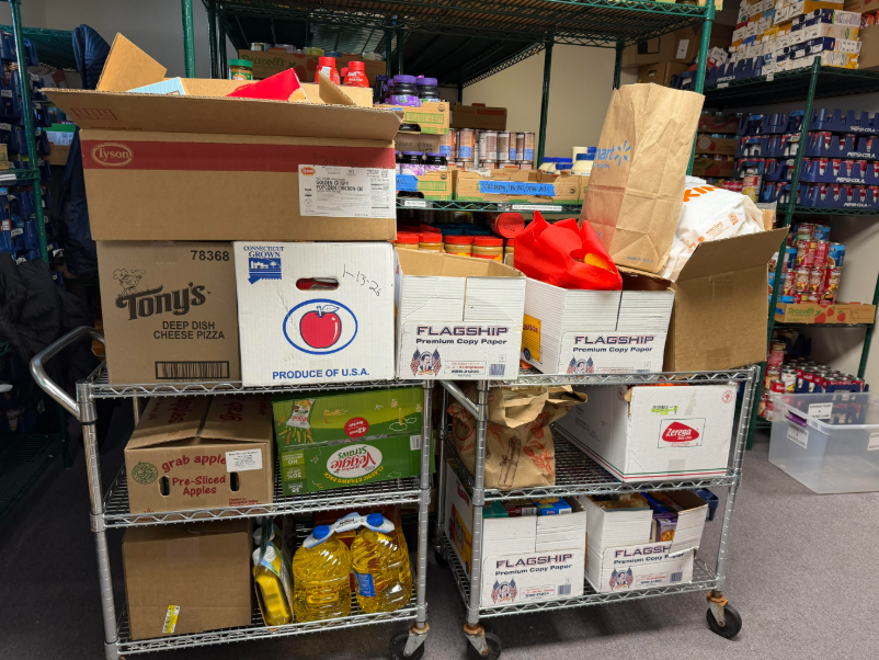Souper Bowl Food Pantry donations