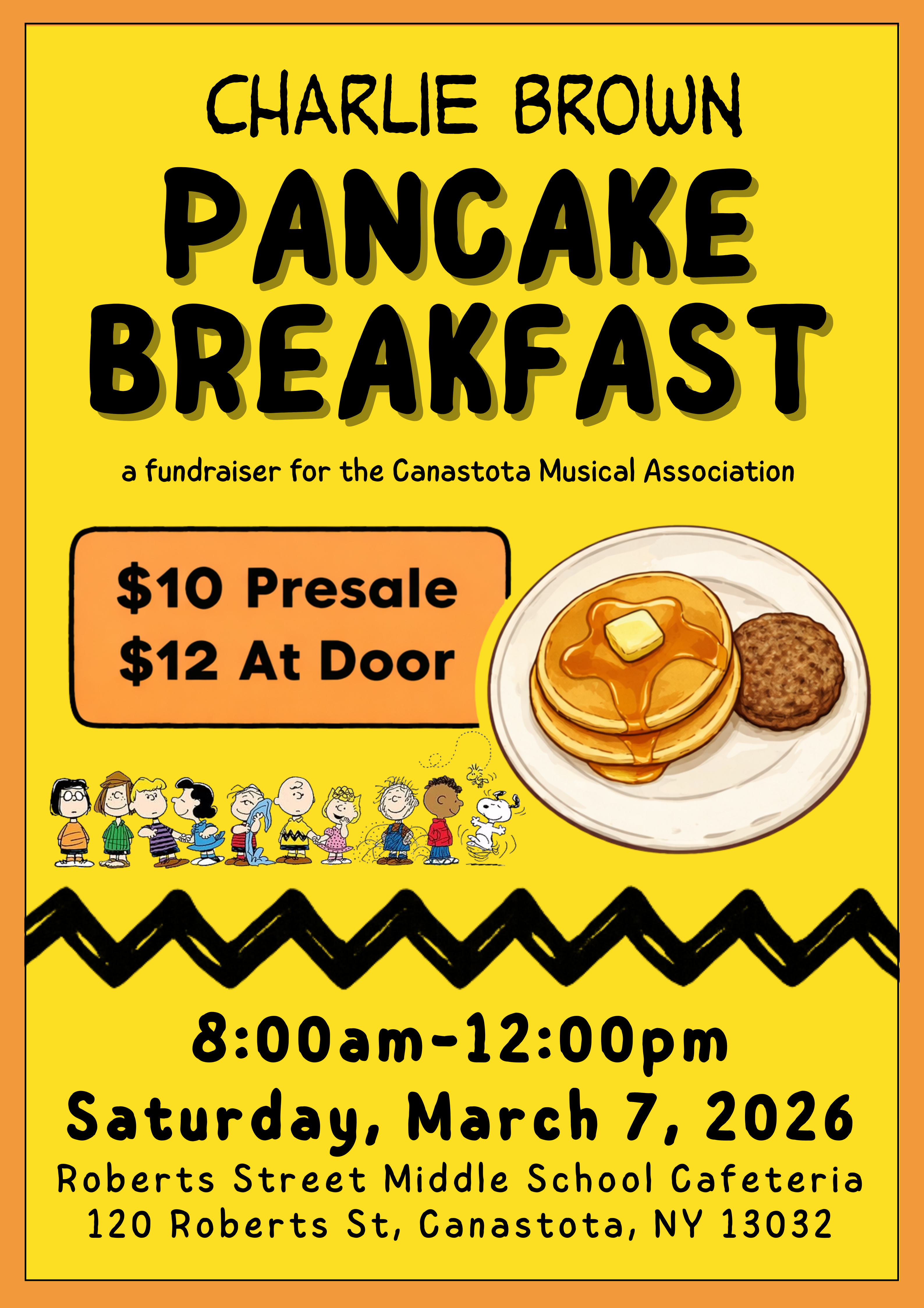 Charlie Brown Pancake Breakfast