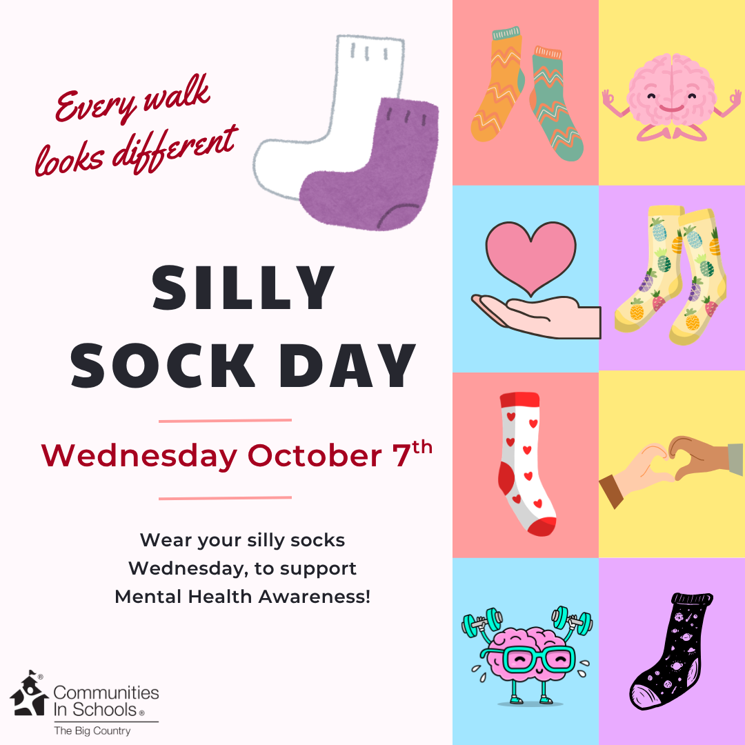 Silly Sock Day: WEDNESDAY 