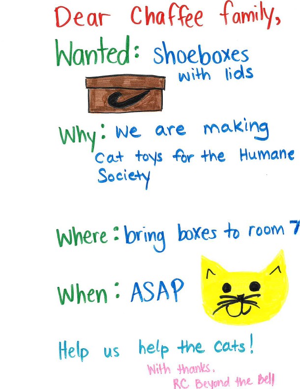Help Our Beyond the Bell Students 
