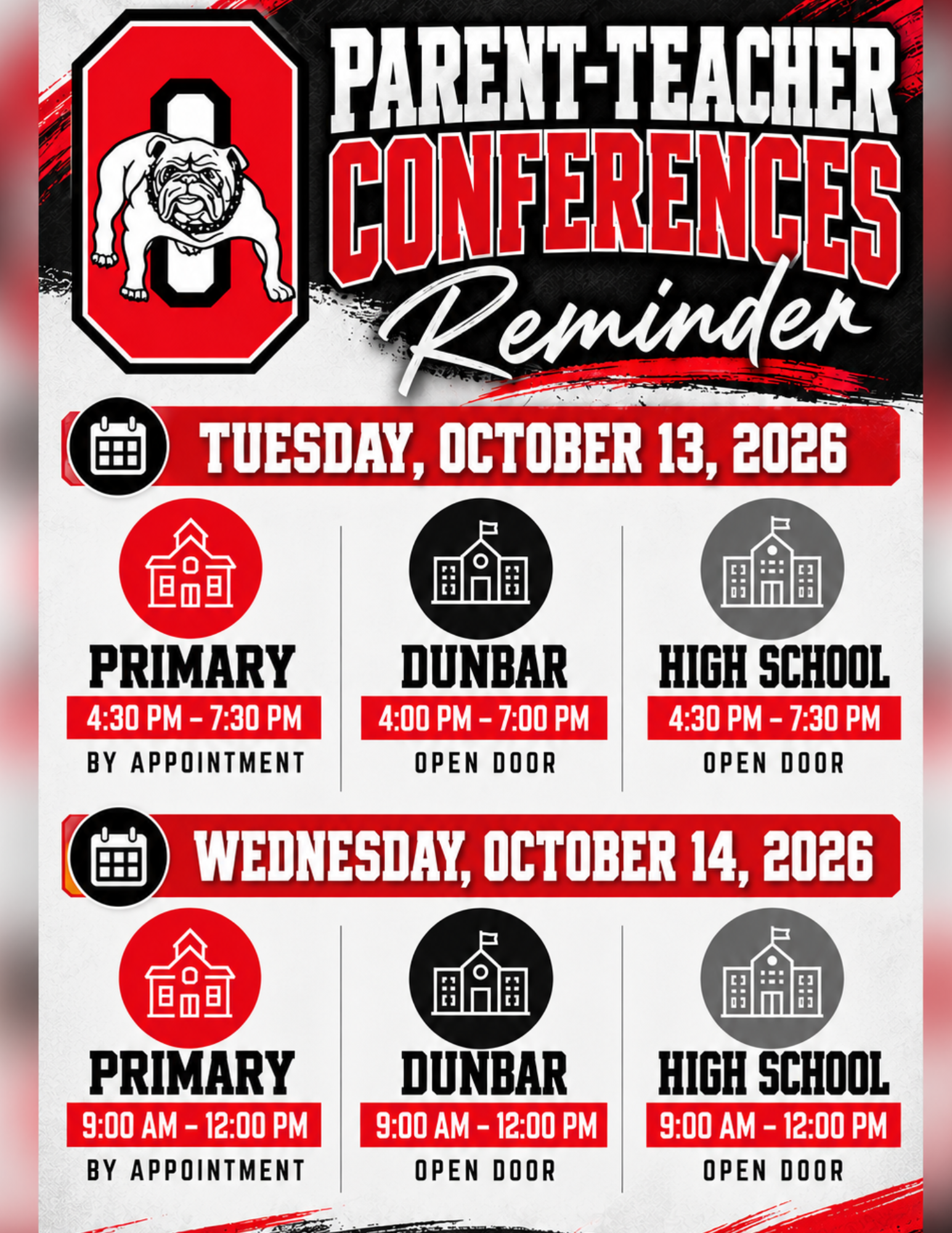 Parent - Teacher Conference Reminder