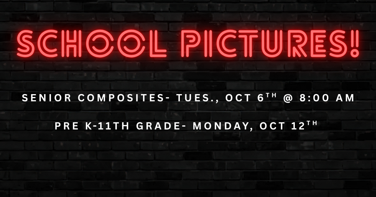 School Picture Dates!