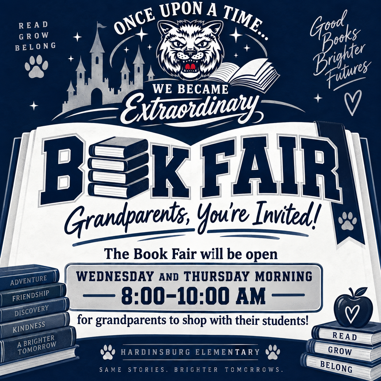 📚❤️ Grandparents, don’t forget to stop by the Book Fair!