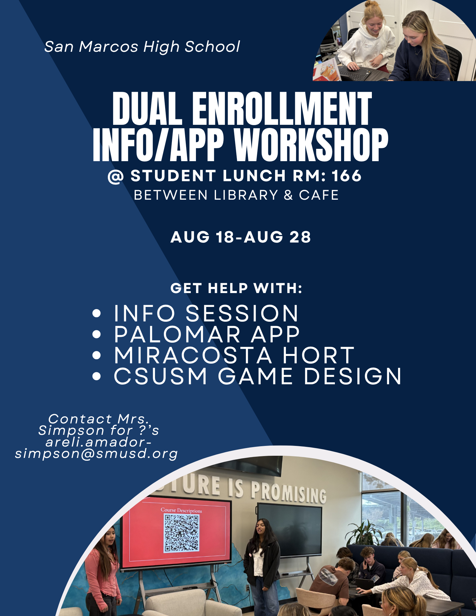 📣 Dual Enrollment Fall 2026 — Important Dates