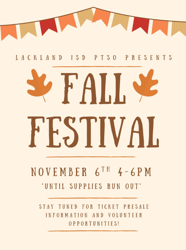Save the Date: November 6, 2026, Fall Fest