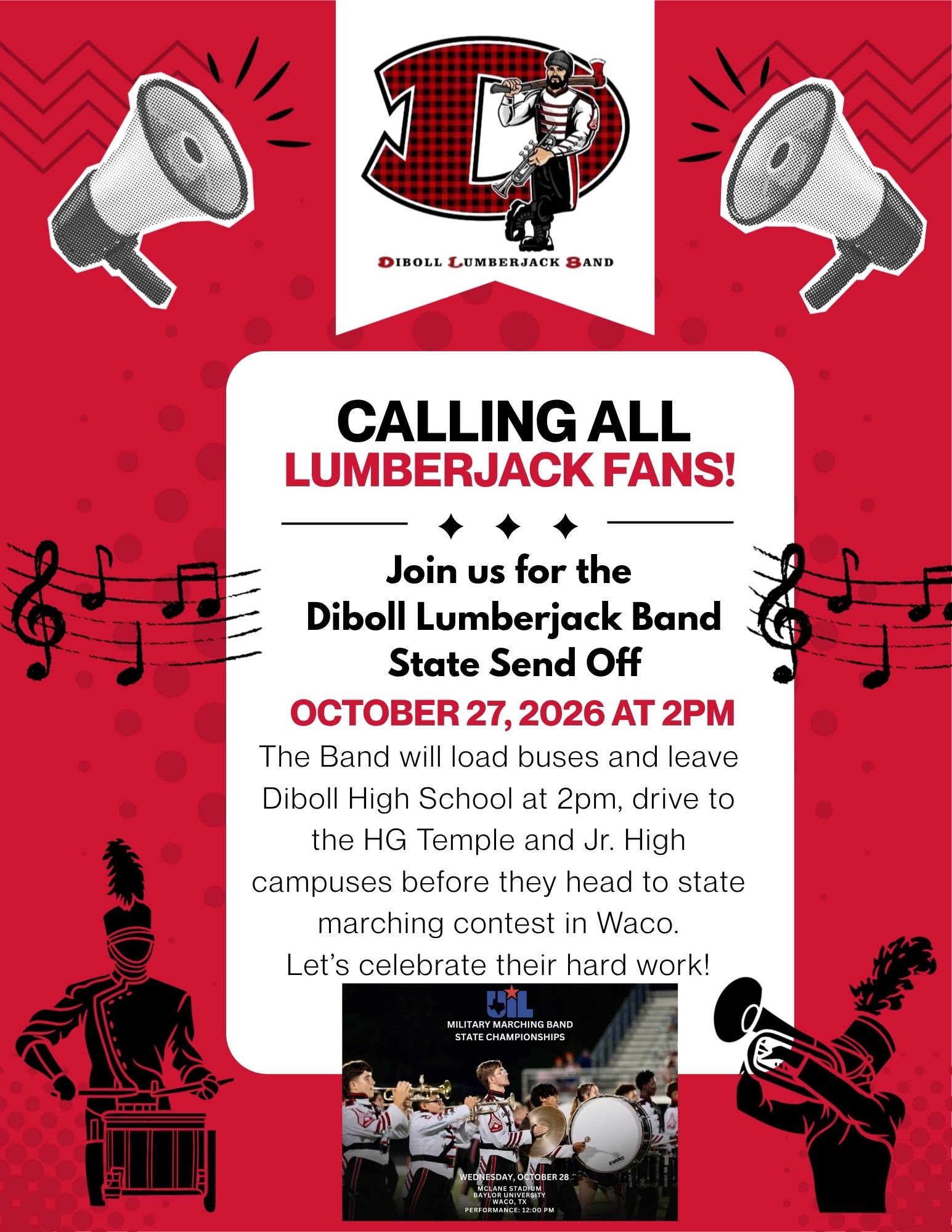 Lumberjack State Send-Off
