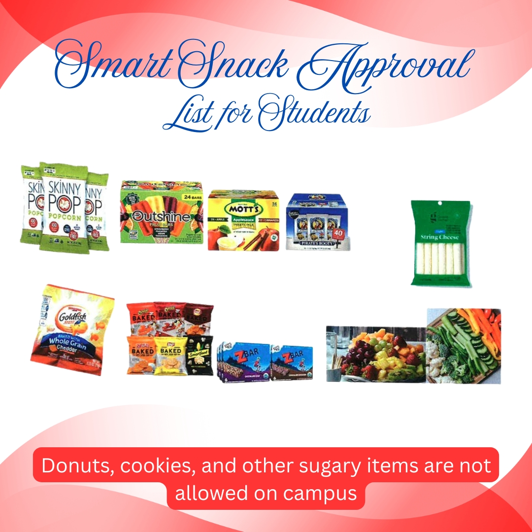 Nutrition Guidelines for On-Campus treats