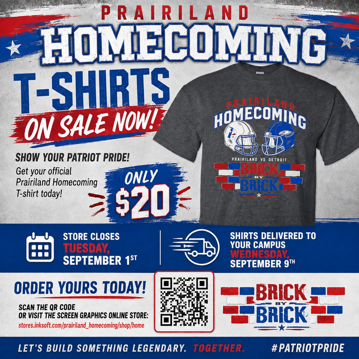 Homecoming T-Shirt Order Information