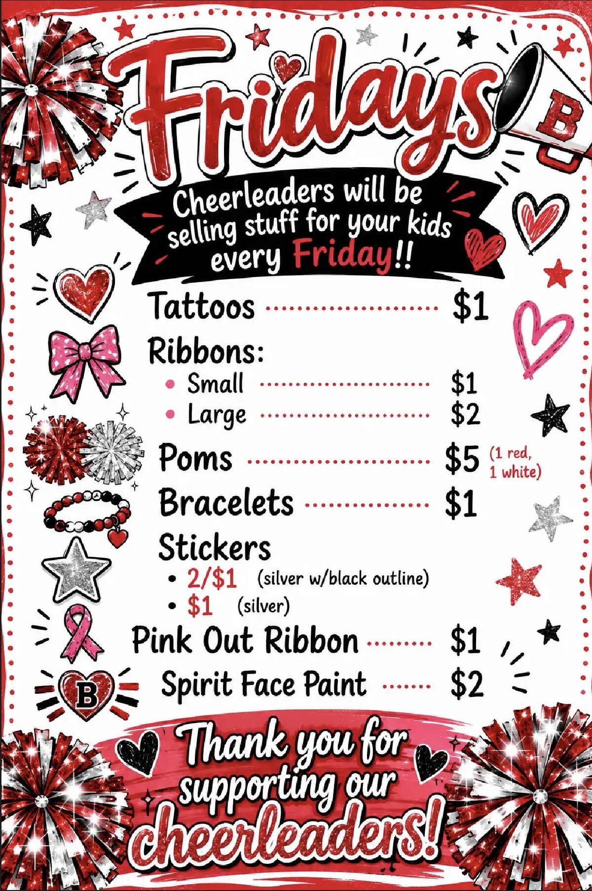 Spirit Gear for Fridays