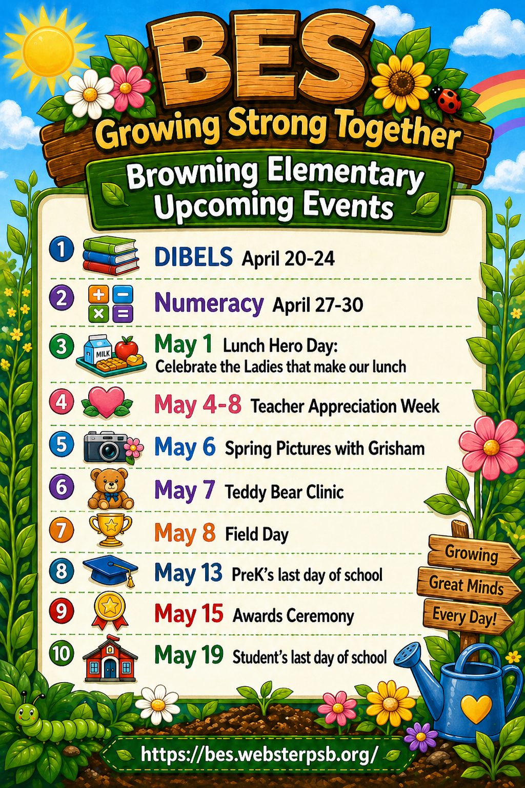 BES Upcoming Events