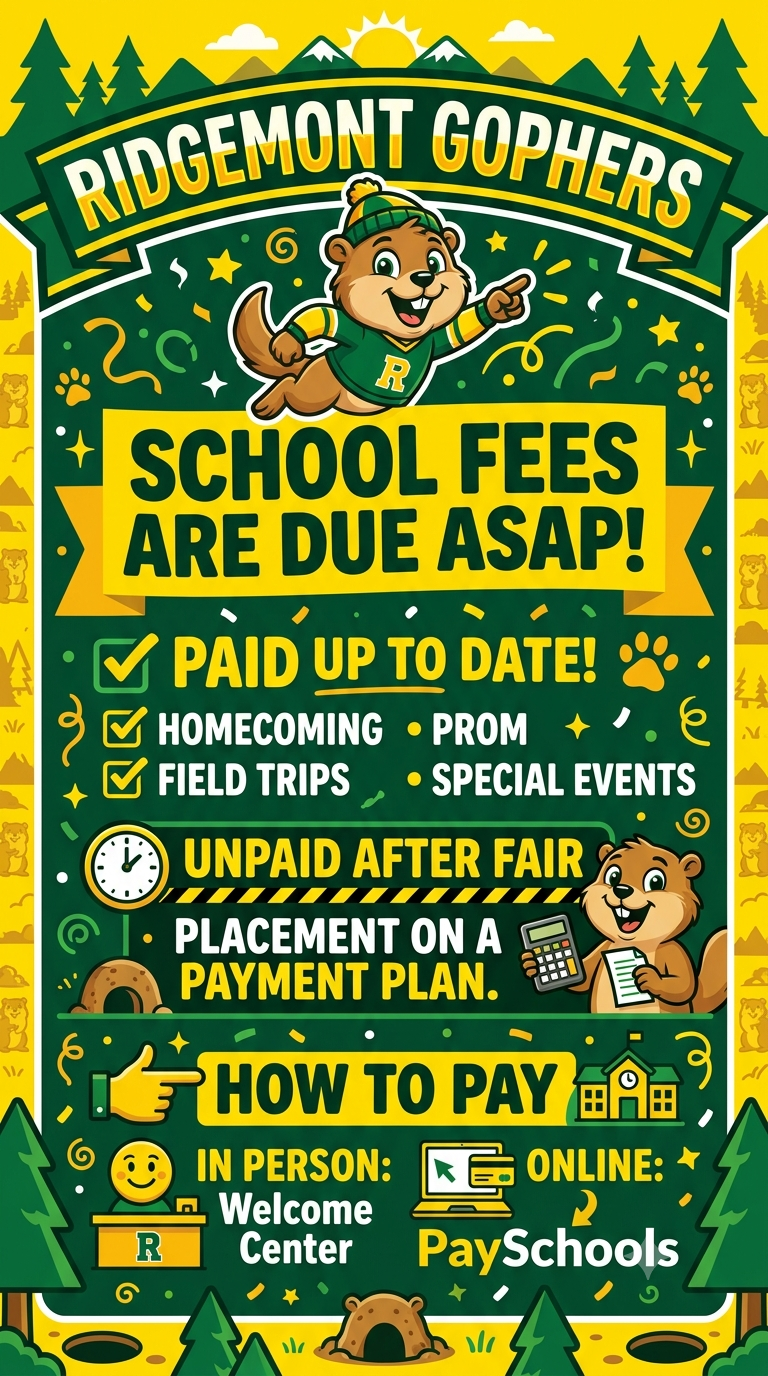 Are your student(s) fees paid up to date? 
