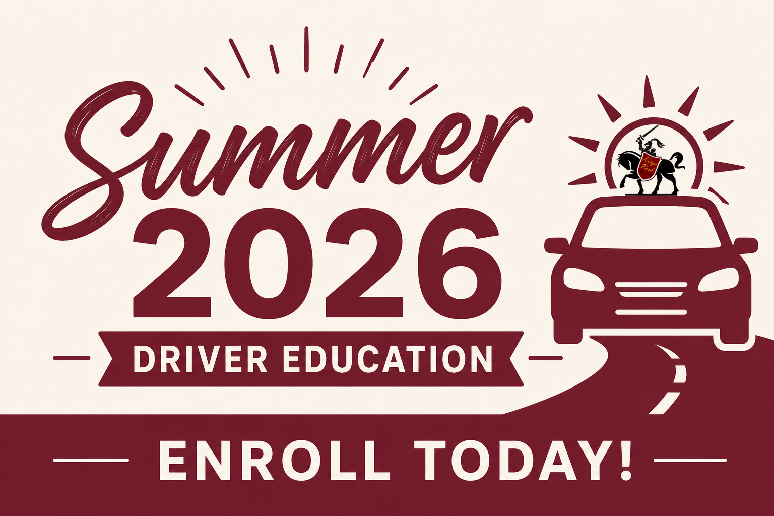 Driver Education SUMMER 2026 