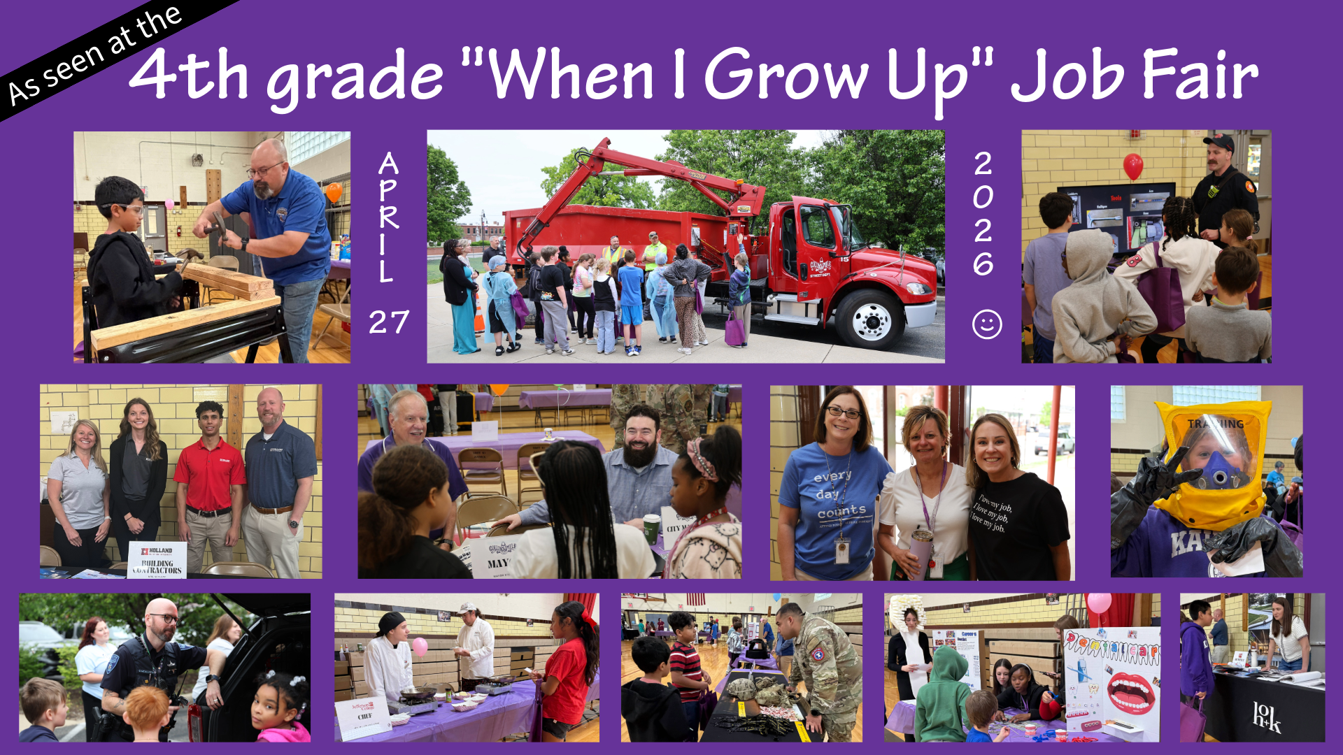 4th Graders Explore Their Futures at "When I Grow Up" Job Fair