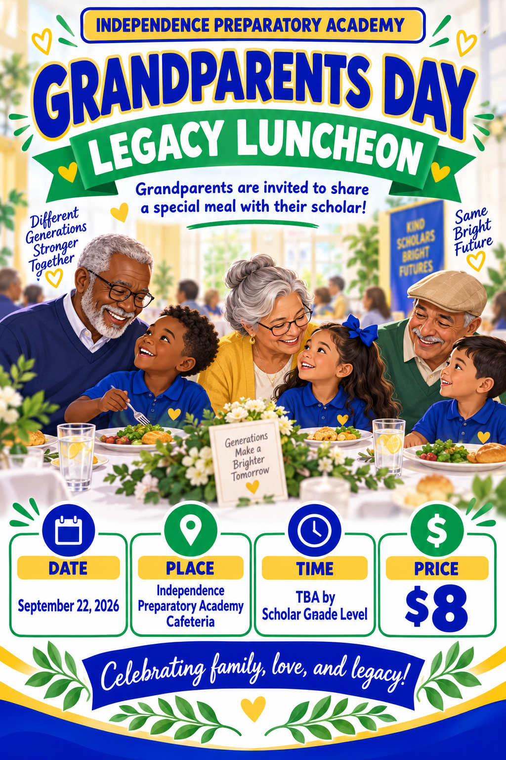 💙💚 Grandparents Day Tribute: Legacy Luncheon 💚💙