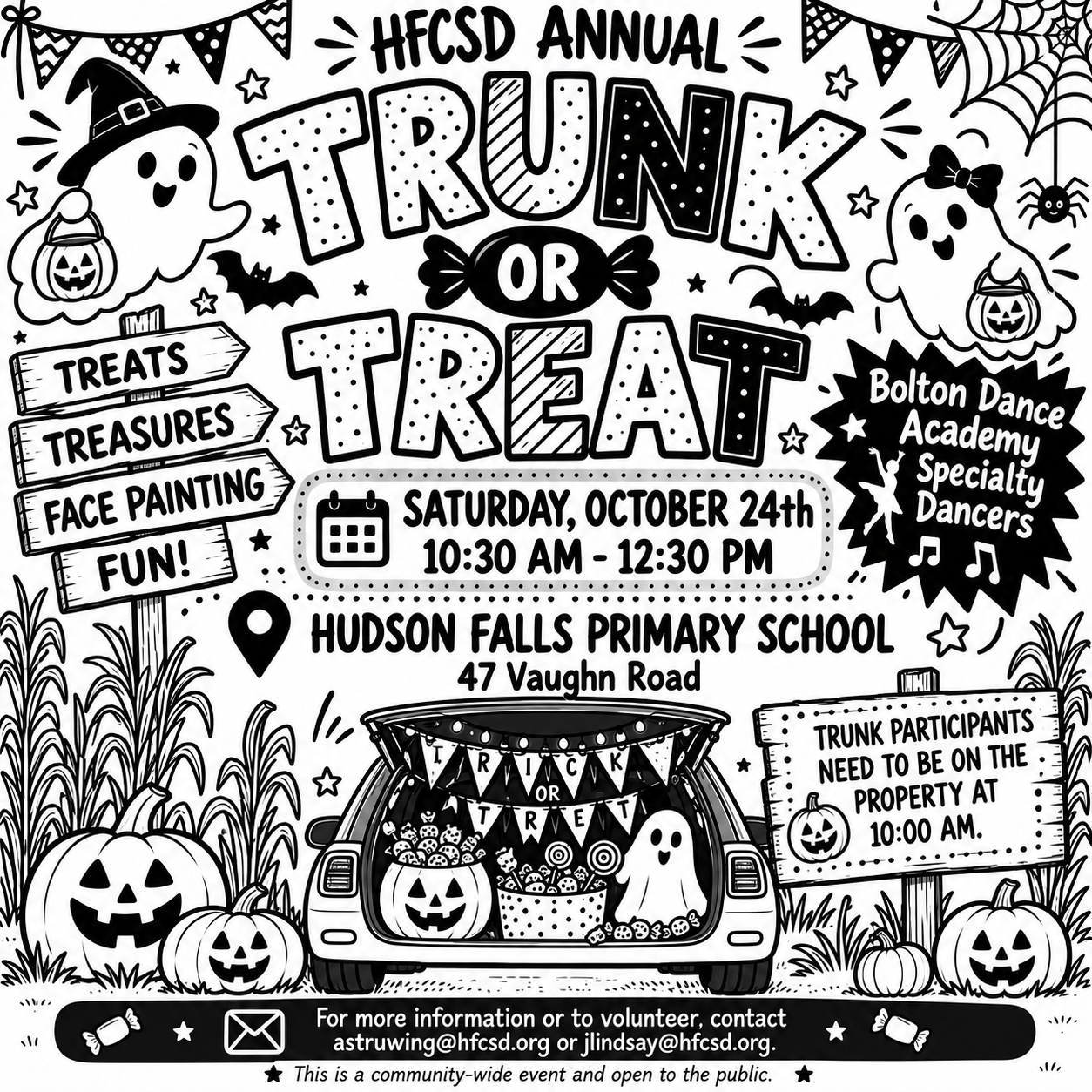 Calling All Families and Organizations: Our District’s Trunk or Treat Event Needs You!