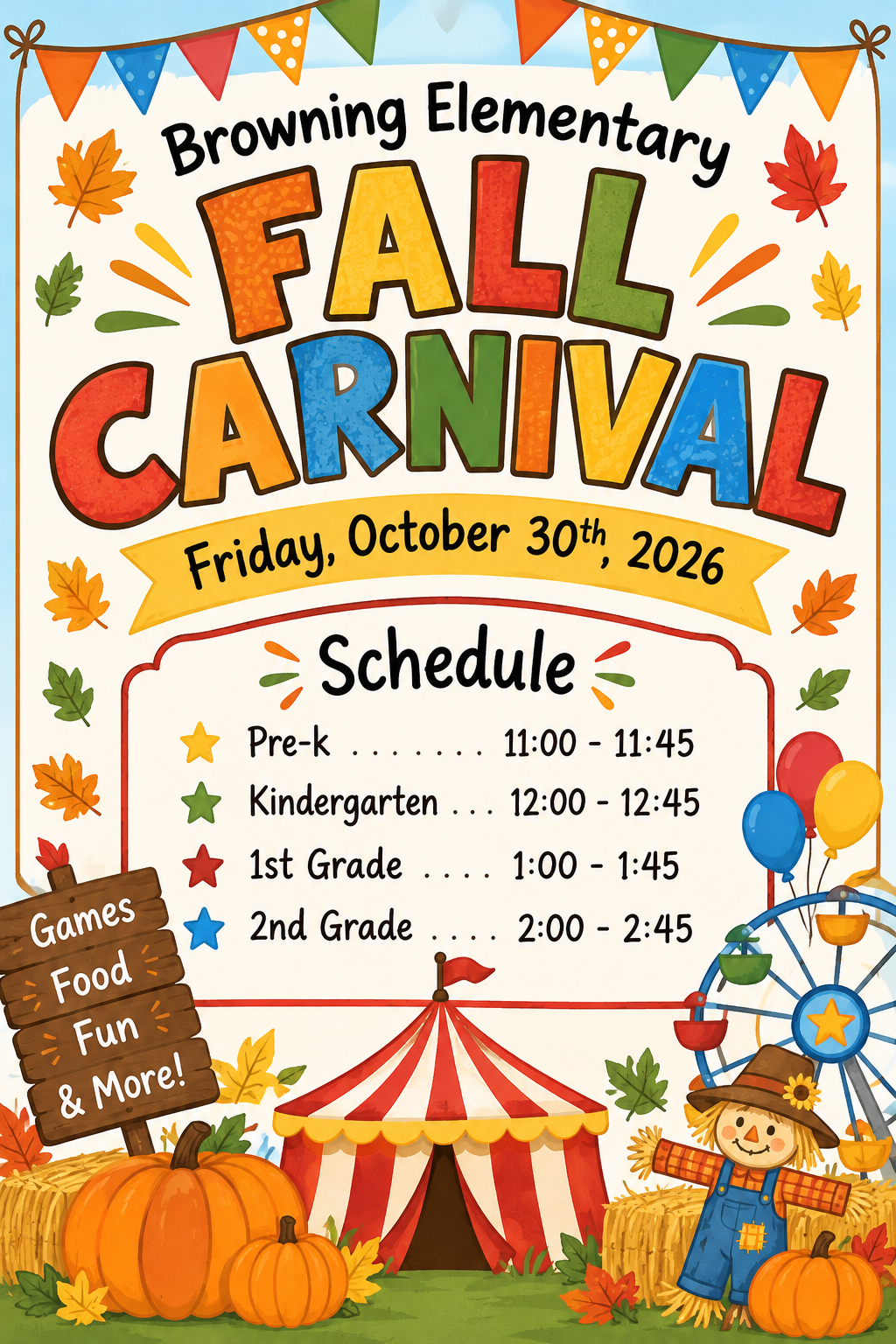 Browning Elementary Fall Carnival