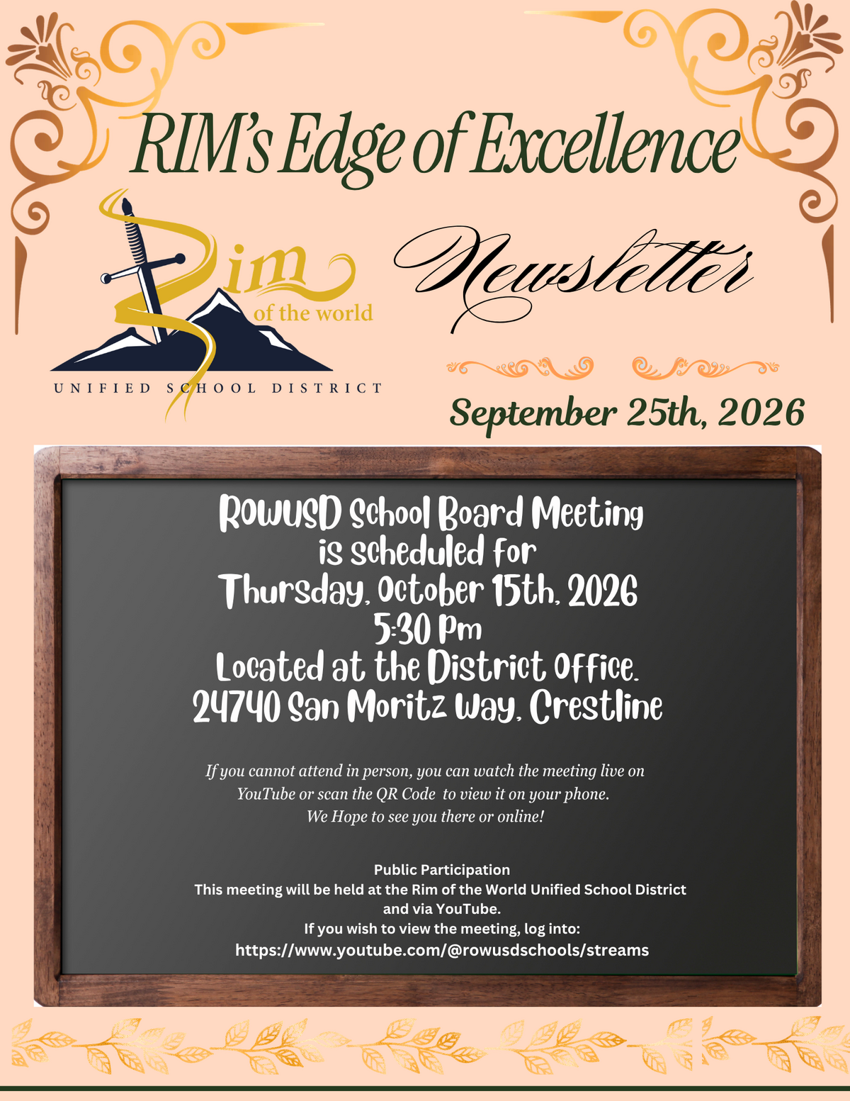 September 25th, 2026: RIM's Edge of Excellence Newsletter