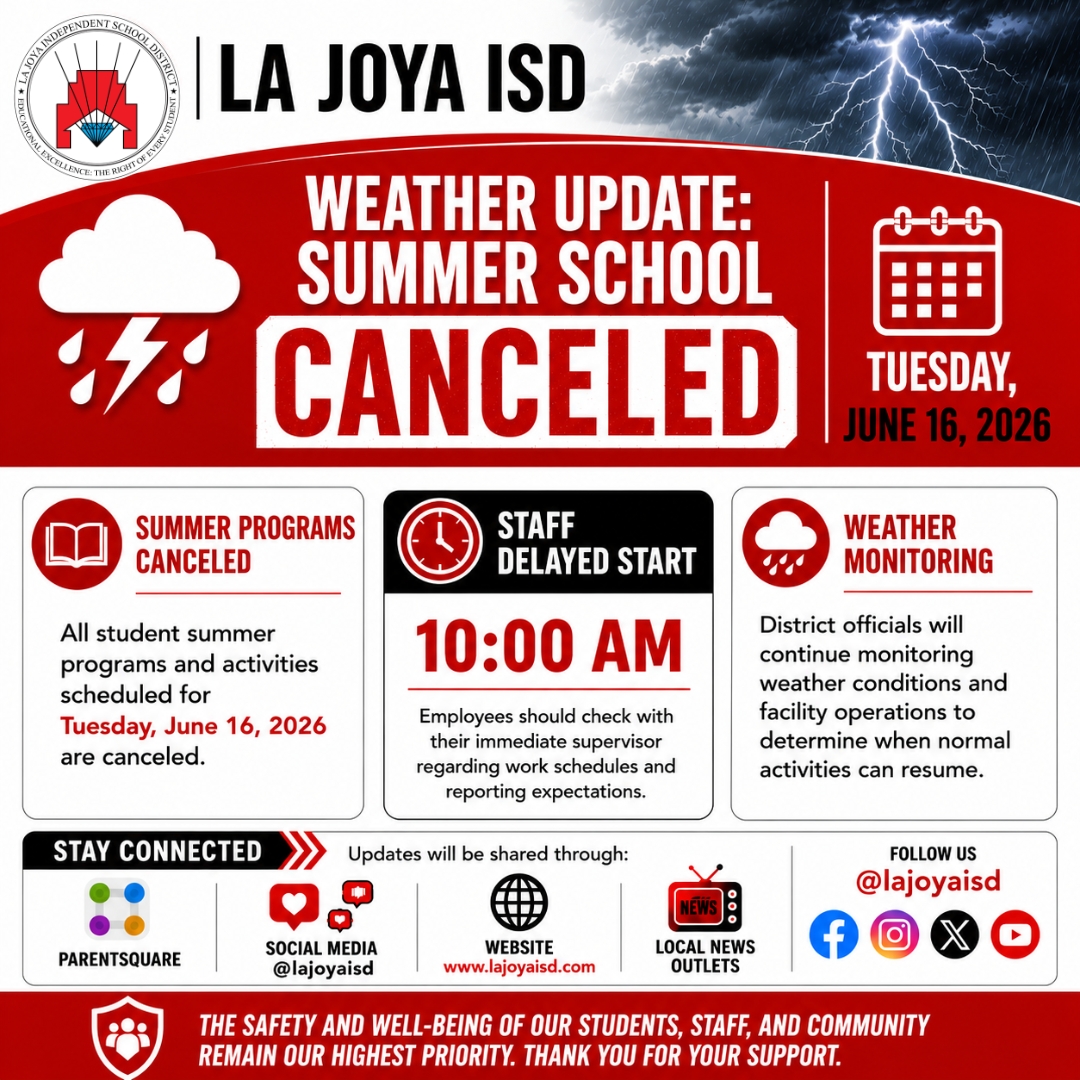 ⚠️ WEATHER UPDATE ⚠️ ACTUALIZACIÓN DEL CLIMA ⚠️