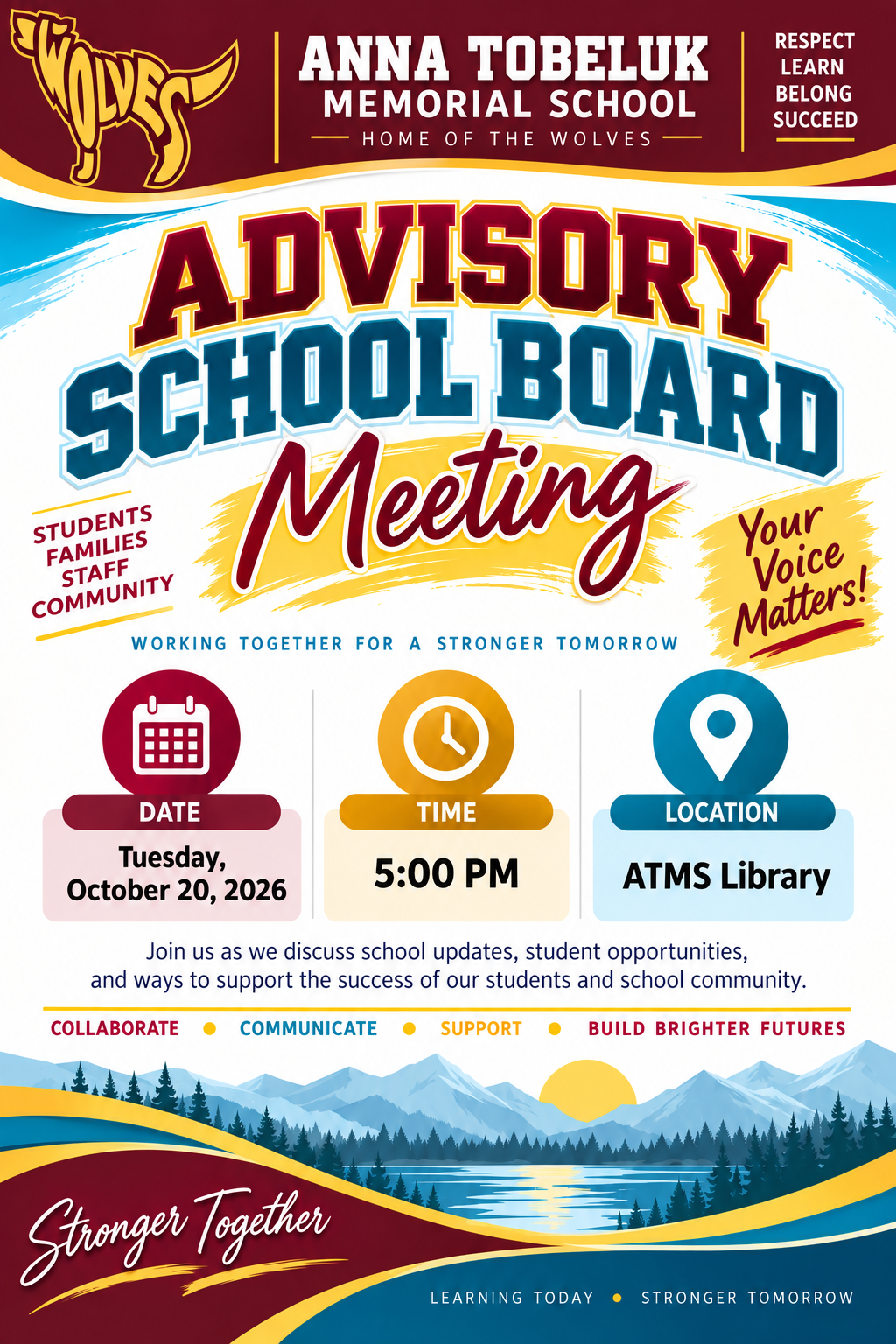 Advisory School Board Meeting 