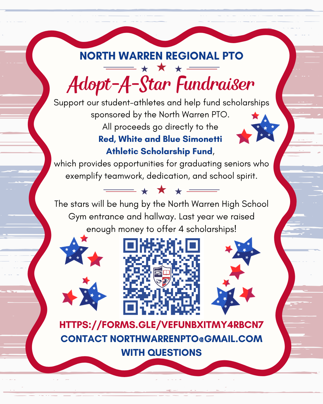 North Warren Regional PTO - Adopt-A-Star Scholarship Fundraiser