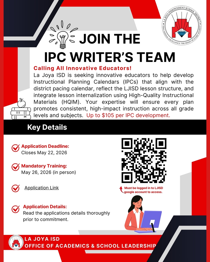 Join the La Joya IPC Writer's Team!