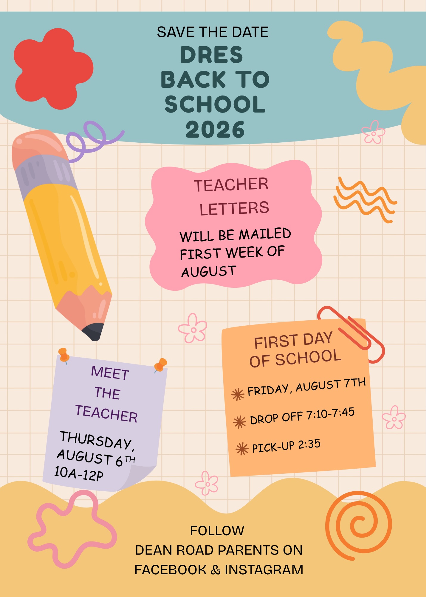 DRES Back to School 2026-2027