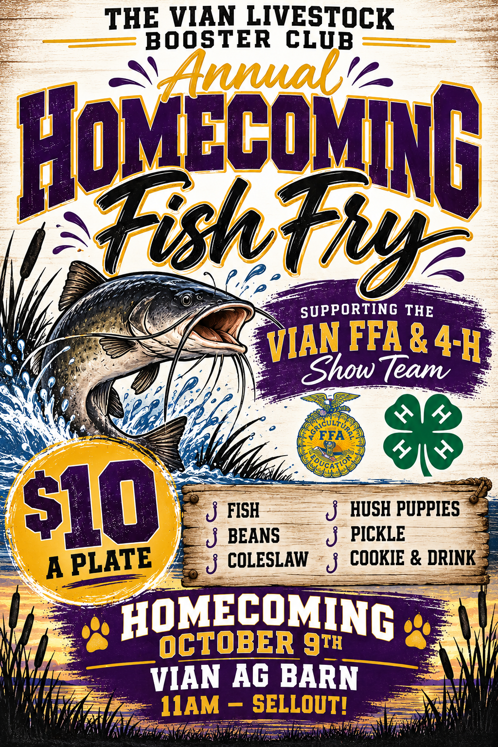 FFA & 4H Fish Fry - Friday, October 9
