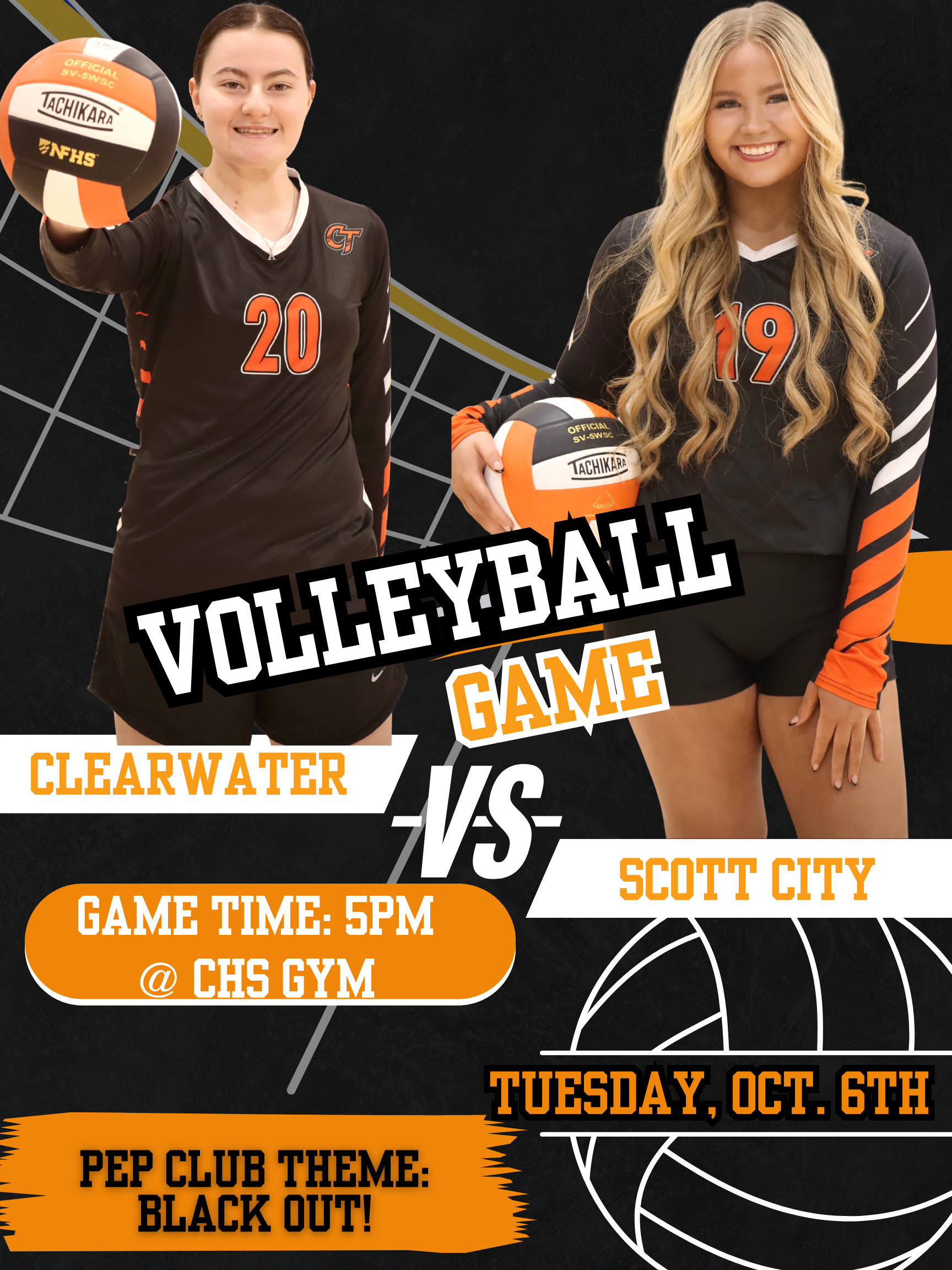 Volleyball Game @ Home-10/6/26