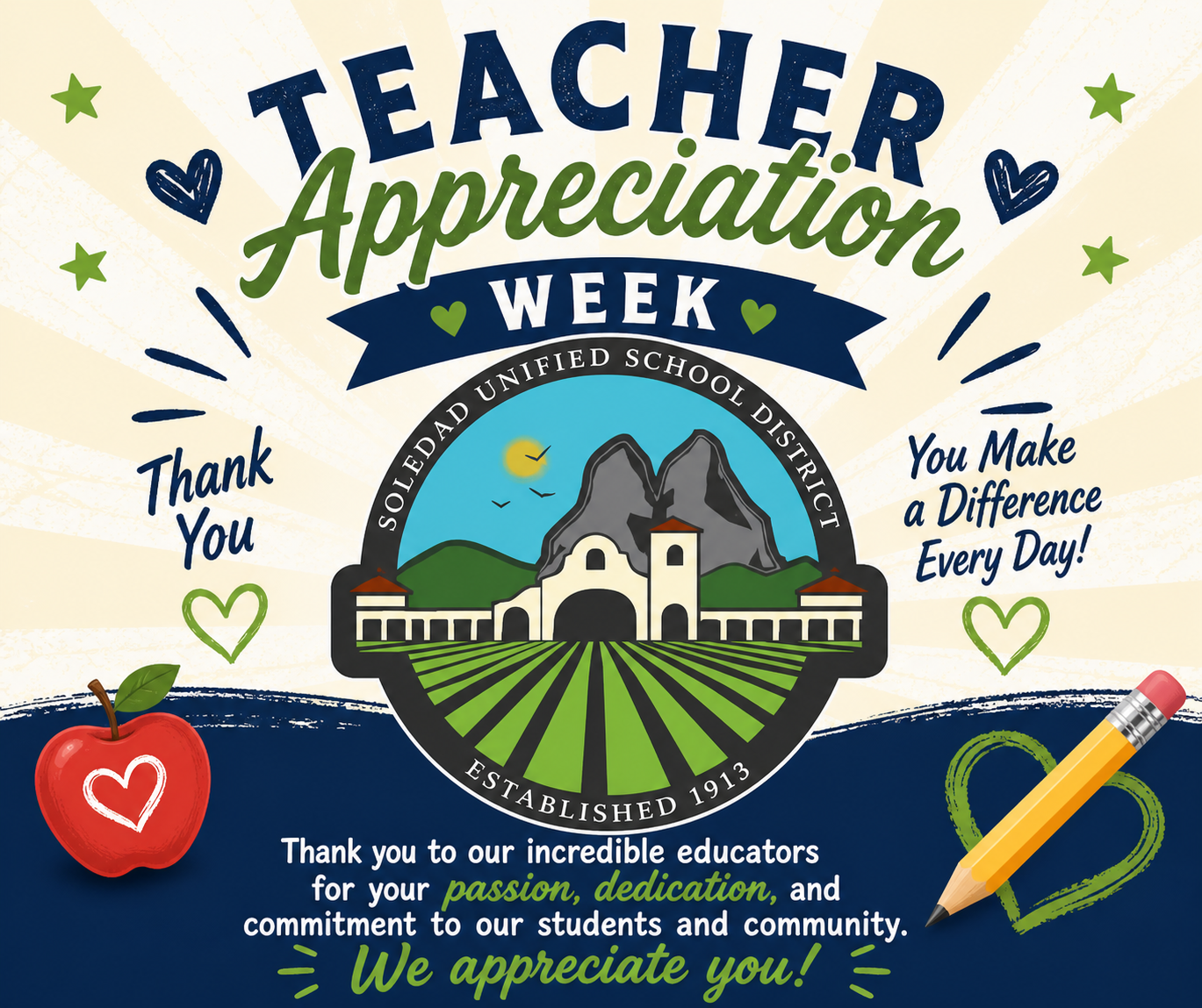 Honoring Our Secondary Teachers!