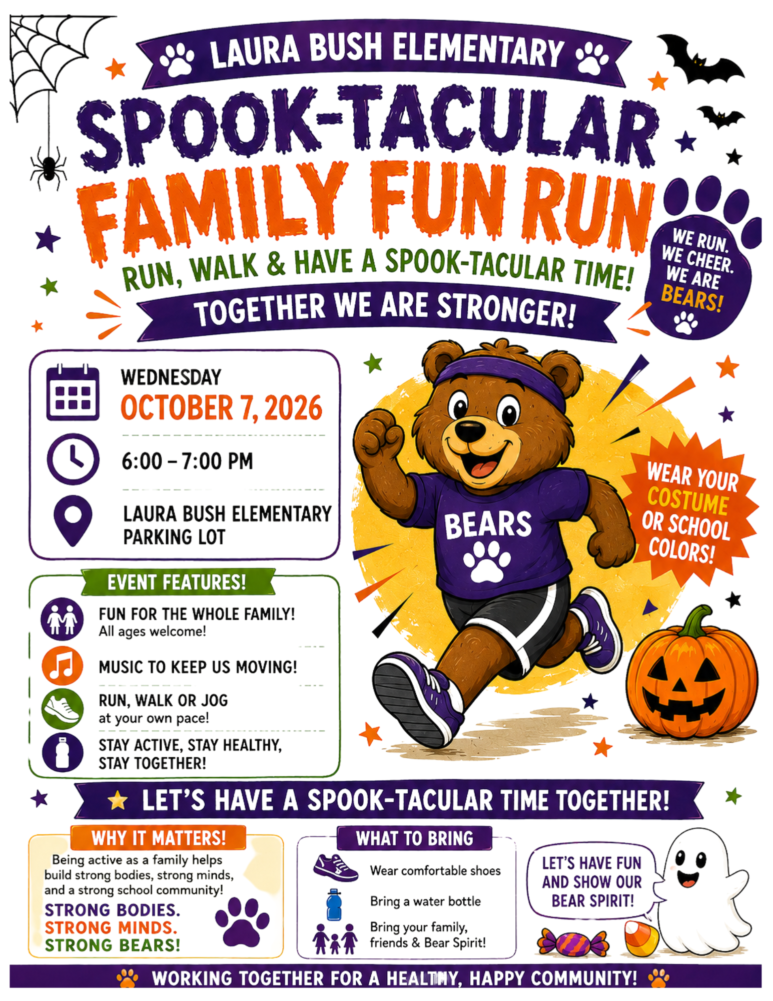 🎃🐻 Spook-tacular Family Fun Run 
