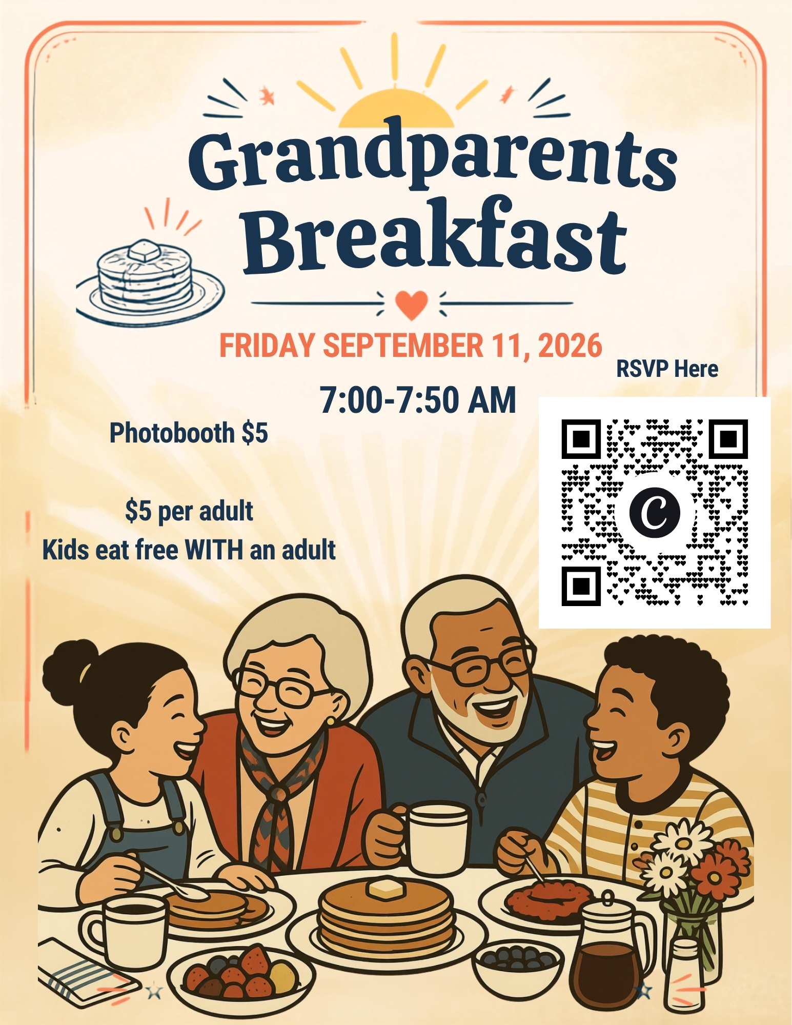 Grandparents Breakfast! Join us! 