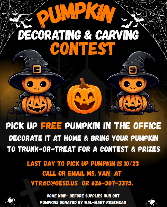Pumpkin decorating contest-  FREE pumpkins