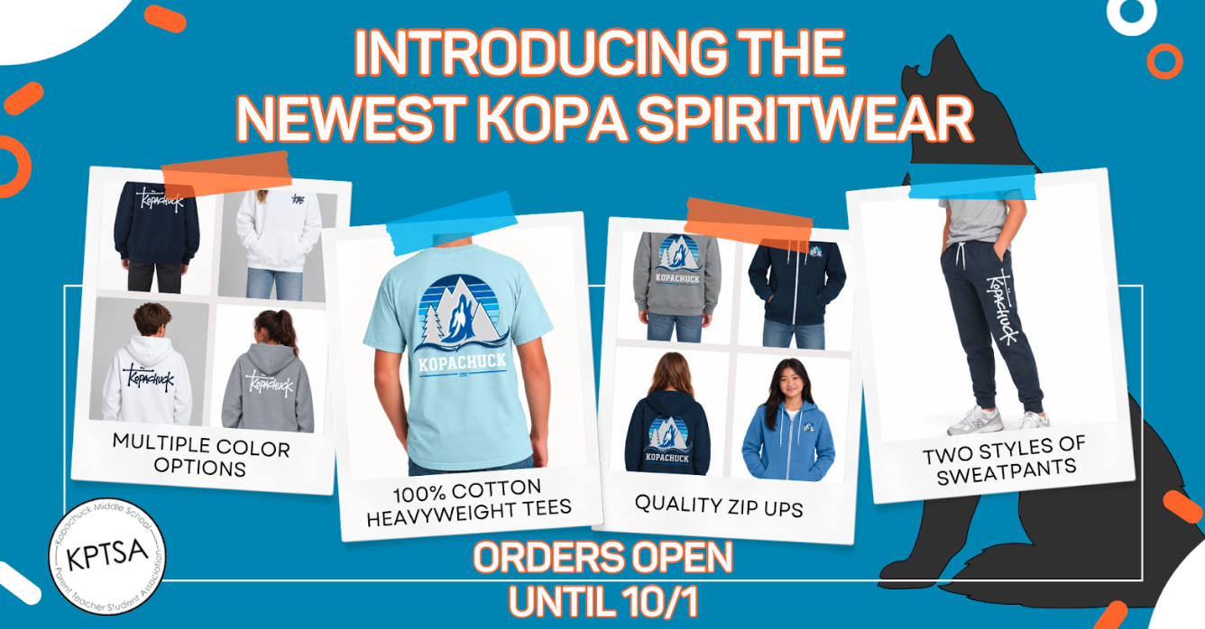 NEW KOPACHUCK SPIRIT WEAR IS HERE!
