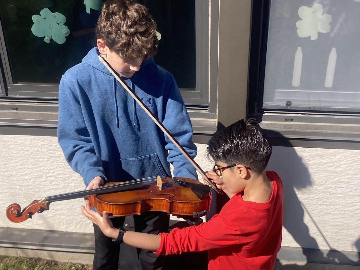 Instrumental Petting Zoo Returns to Edna Louise Spear Elementary School