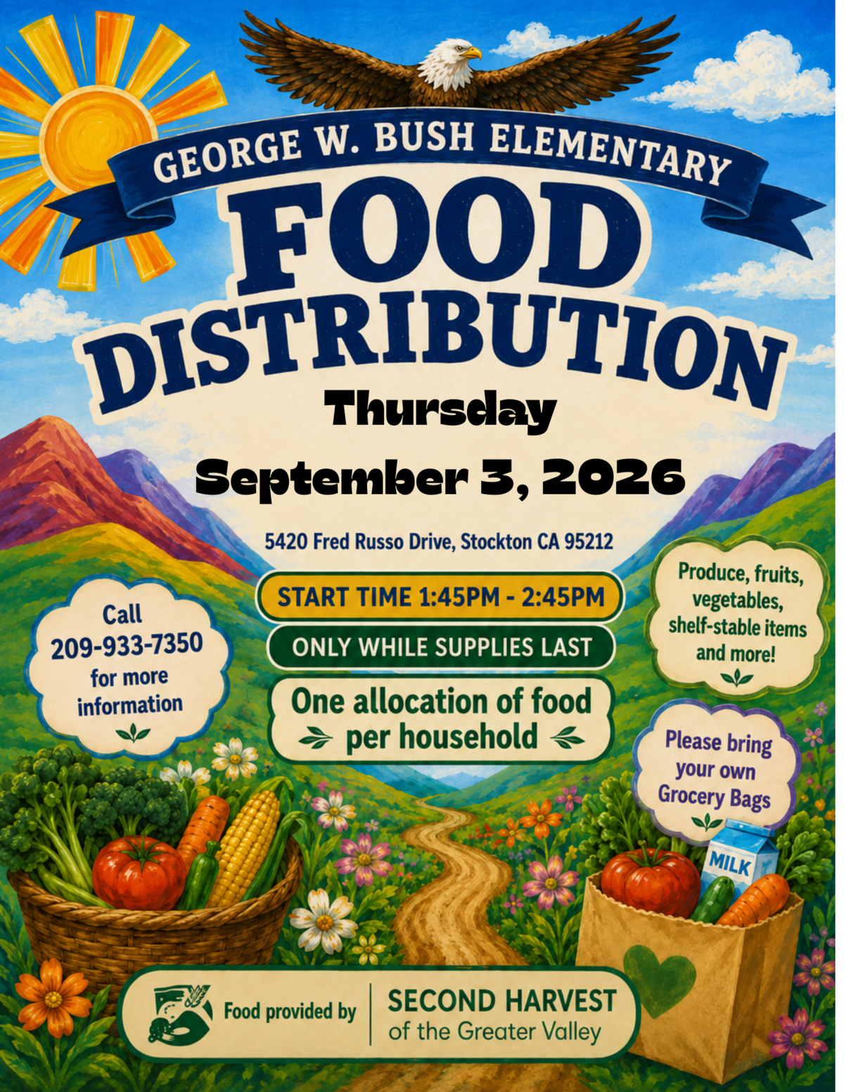 Bush Food Distribution September, 2026
